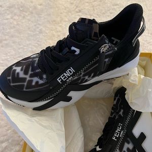 Authentic Fendi Flow Sneakers FF Vertigo Size 7!